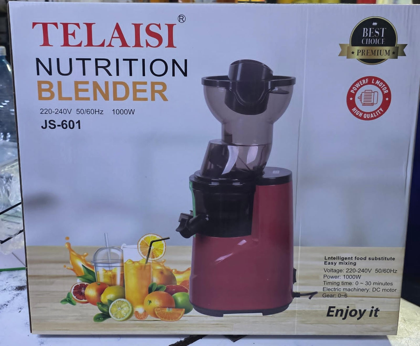 Slow juicer TELAISI brand
Original nutrition juicer