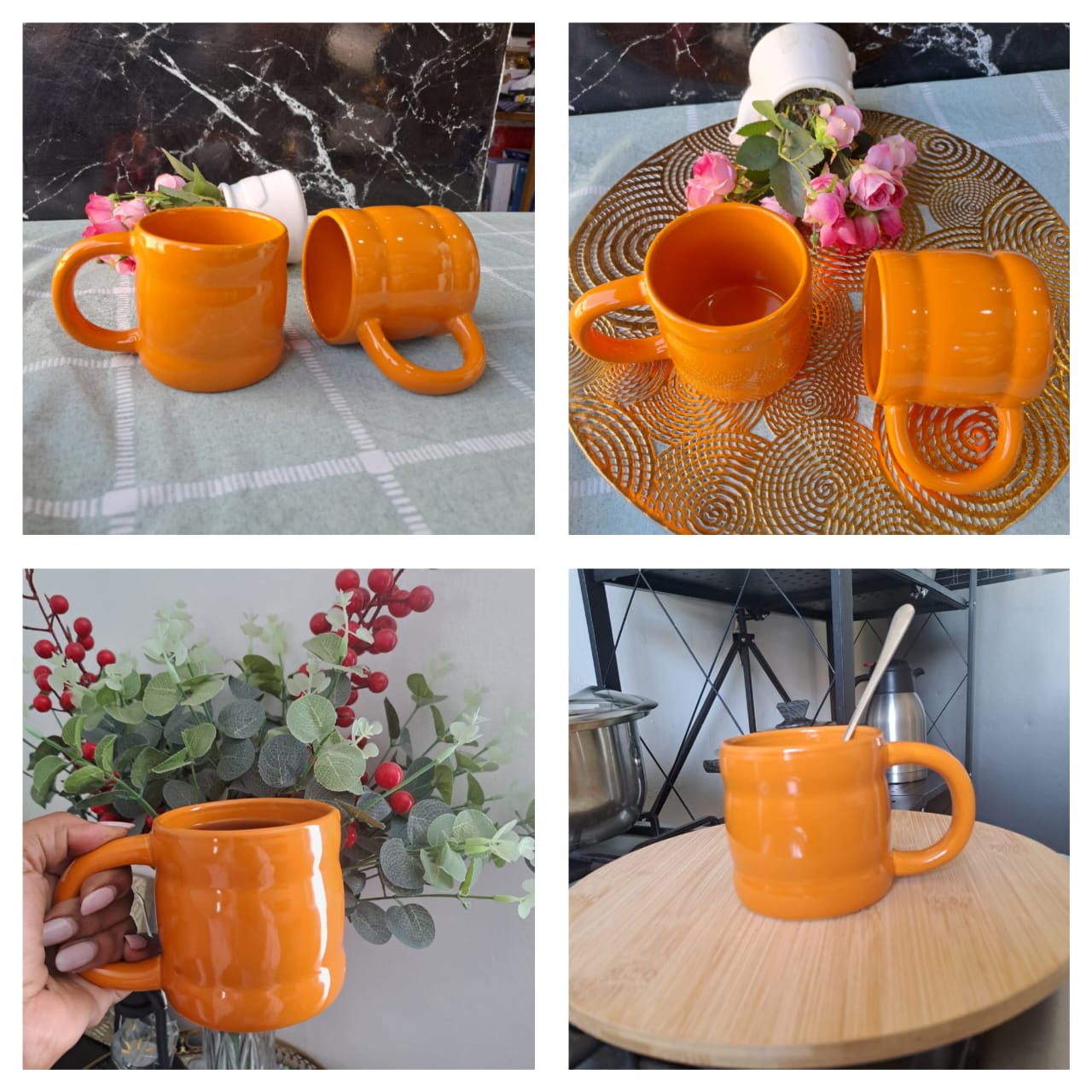 Mango Chubby Tea cups