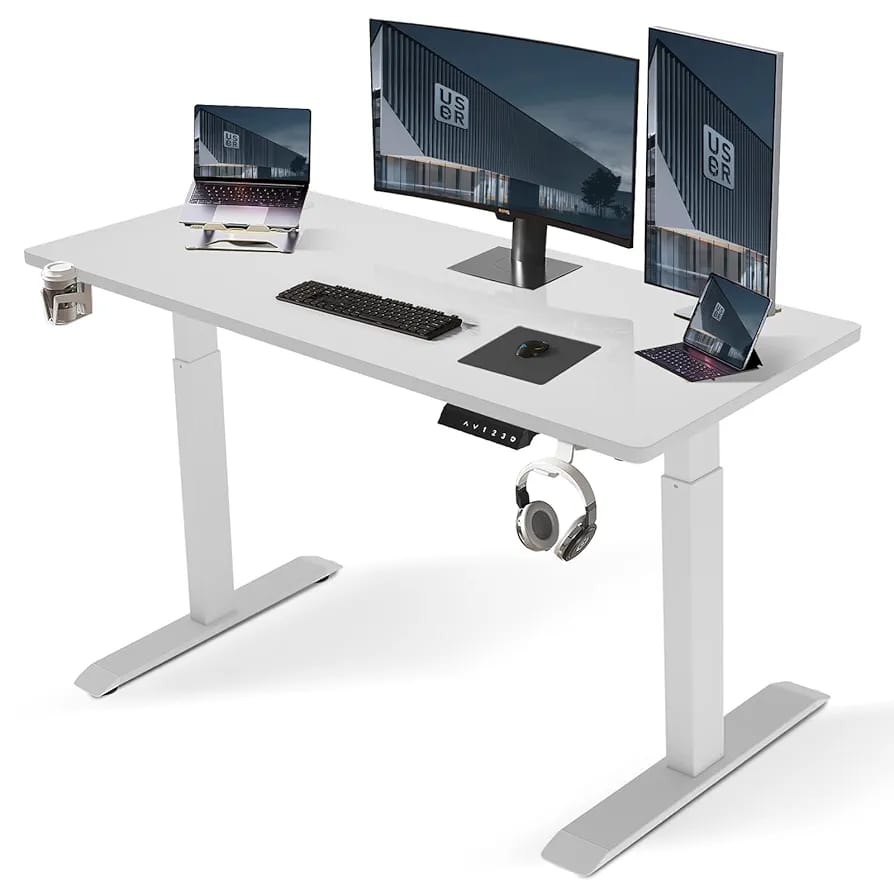 1.4M Electrically Adjustable Height Desk