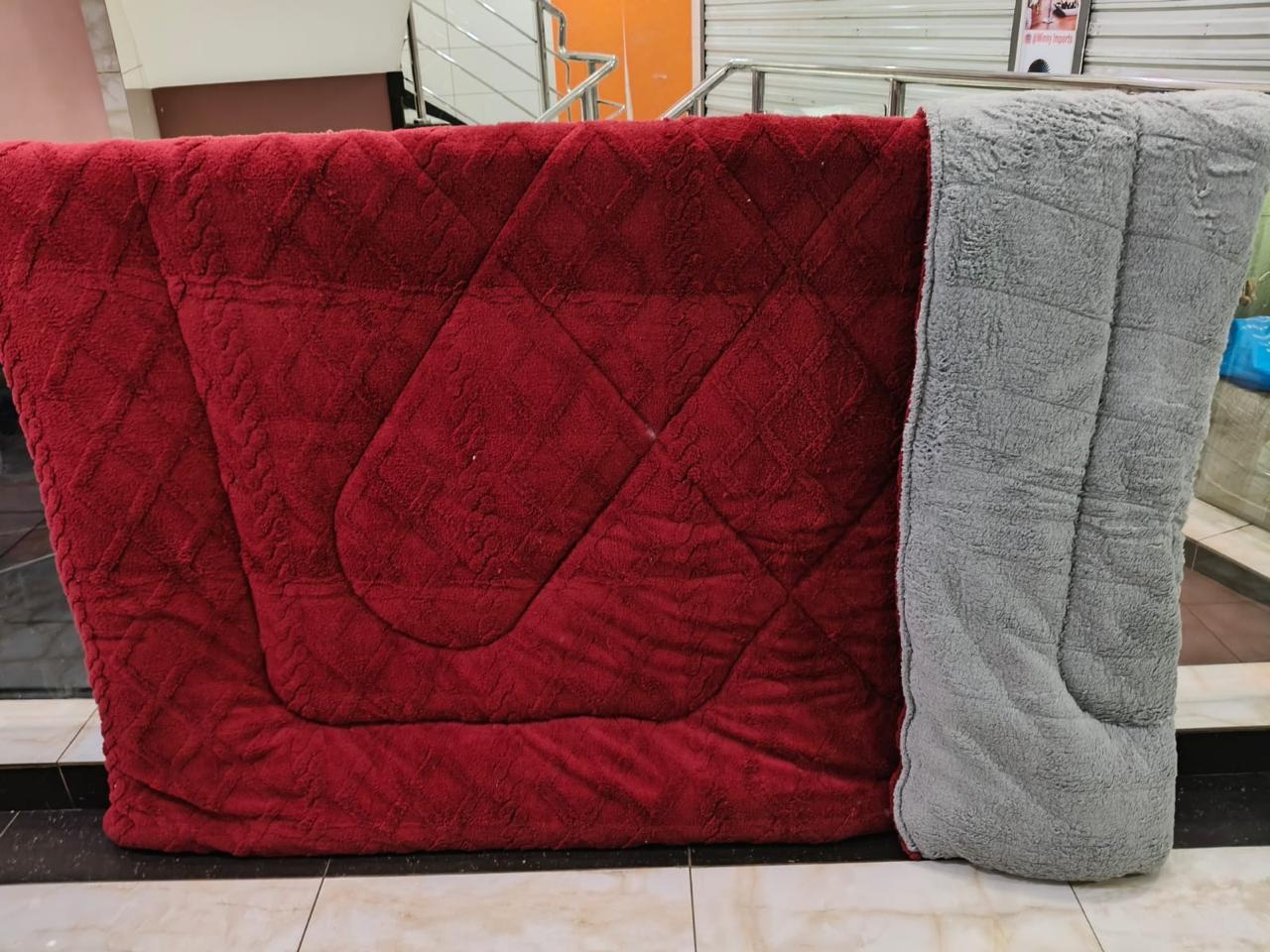 Heavy sherpa woolen duvet sets