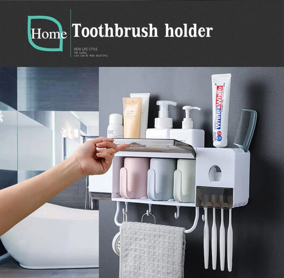 Multifunctional bathroom organizer
