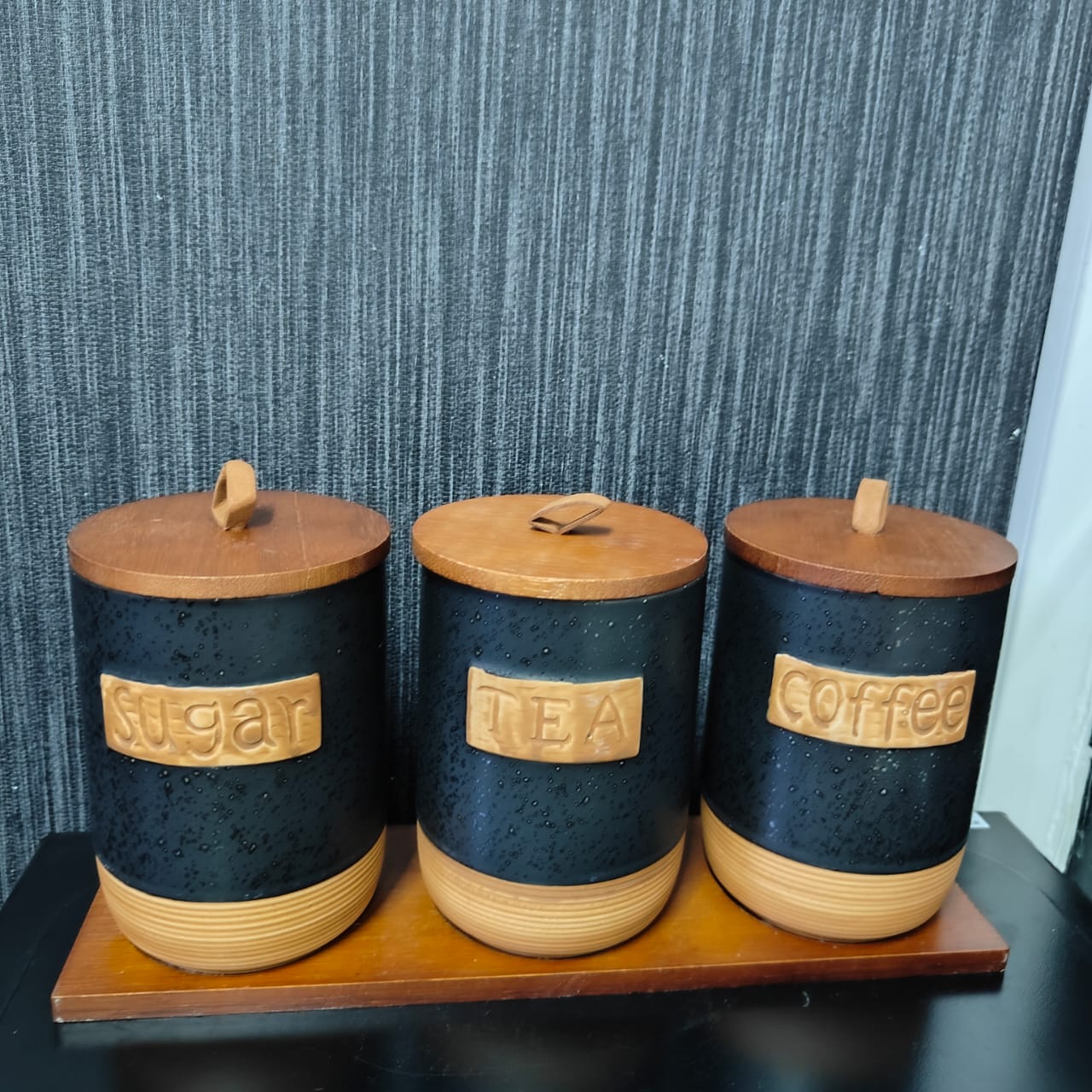 3 pcs set canisters code D