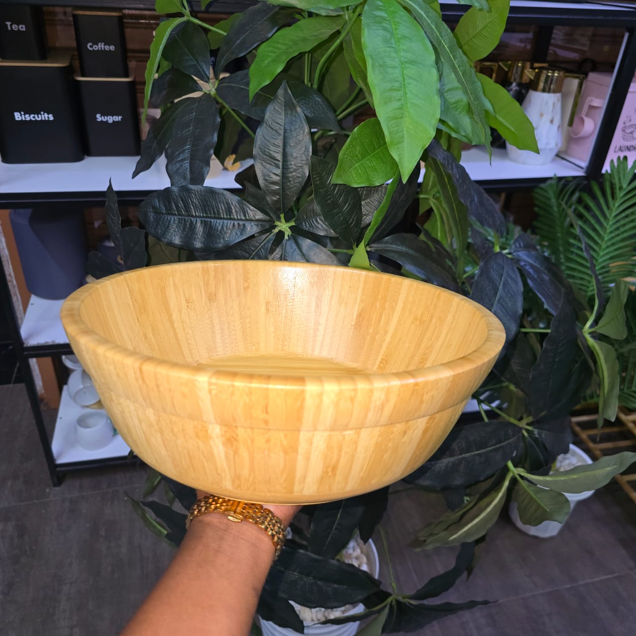 HIGH QUALITY BAMBOO MIXING/SALAD BOWl