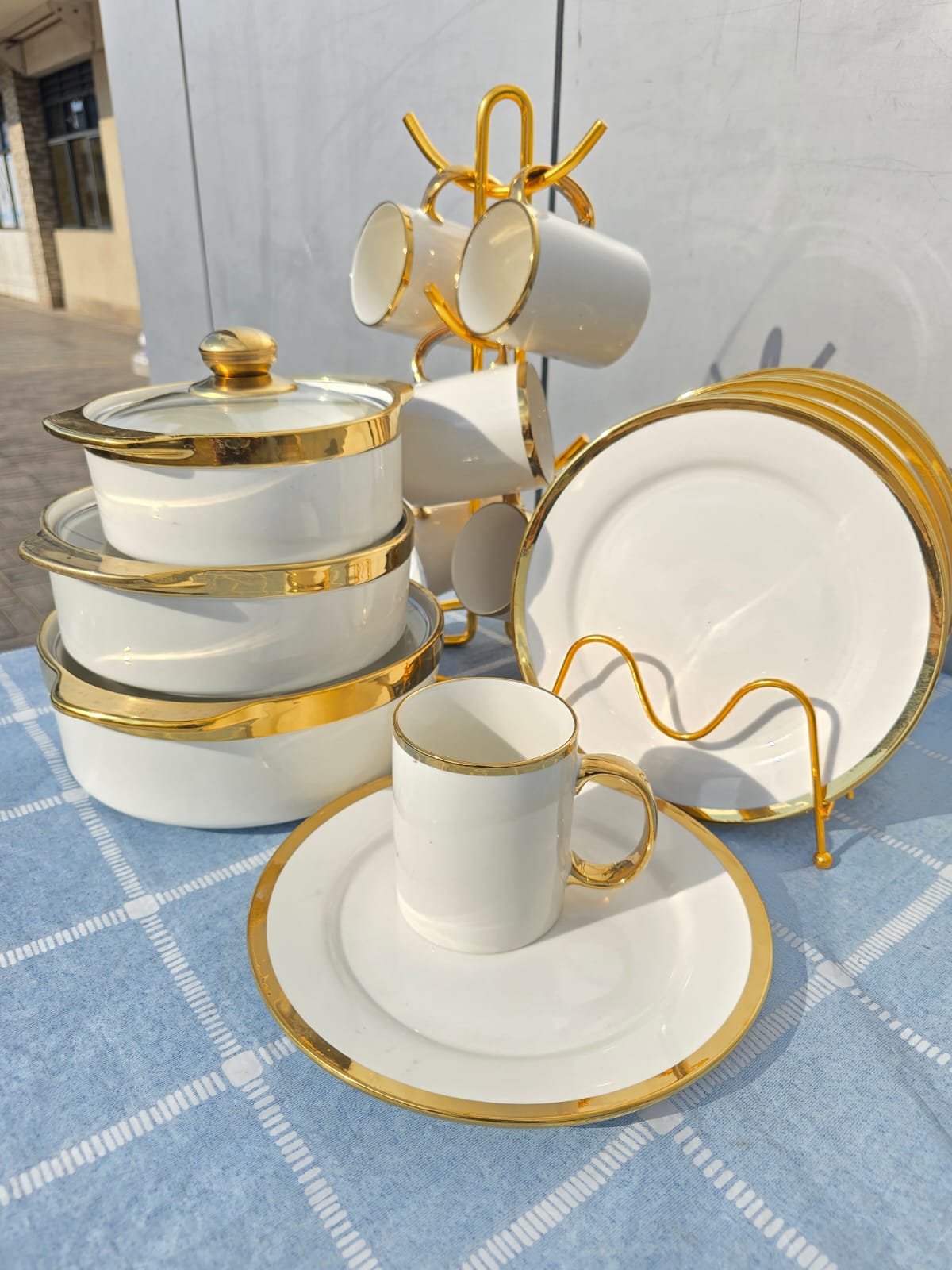 15pcs CERAMIC DINNER SET