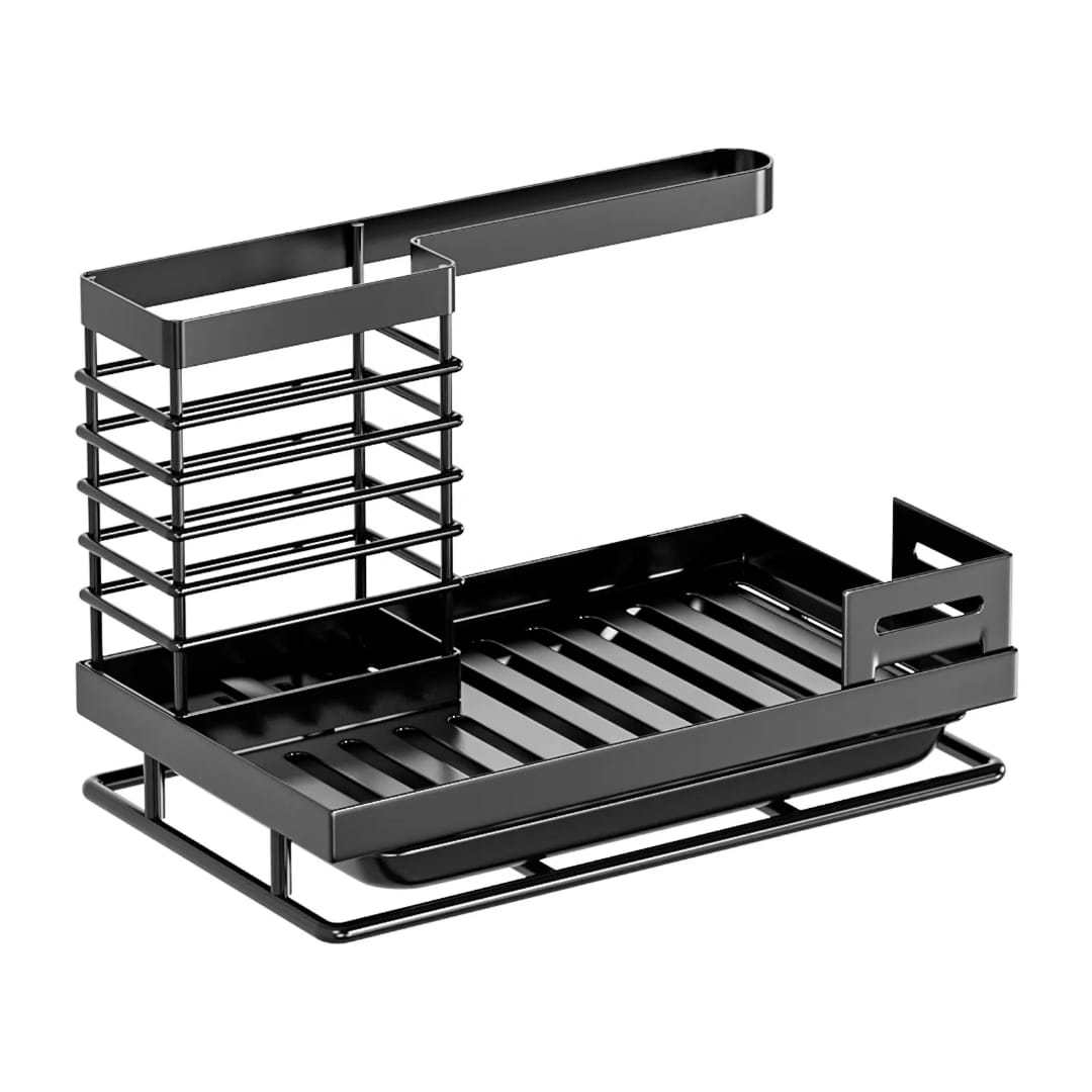 Stainless steel sink caddy