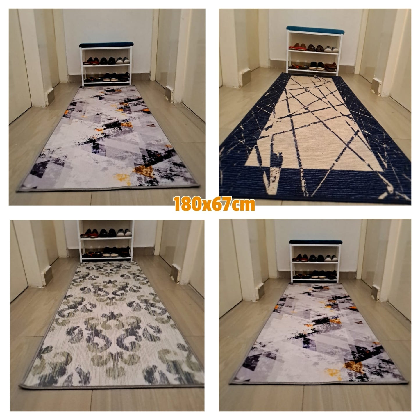 PRINTED MODERN RUNNER MAT/BEDSIDE MAT(AREA RUG)