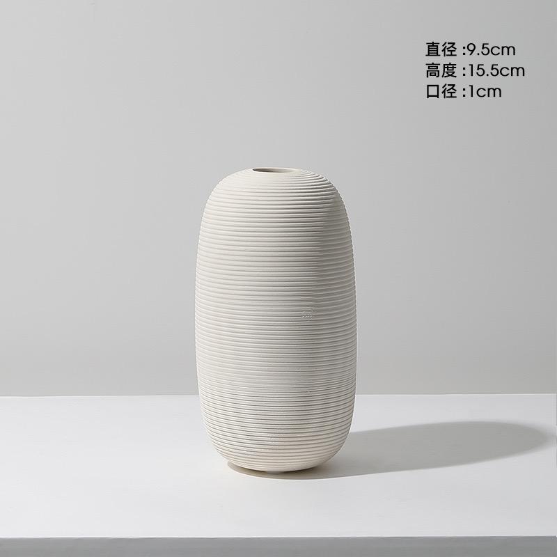Ceramic 3 in 1 modern home decor vase