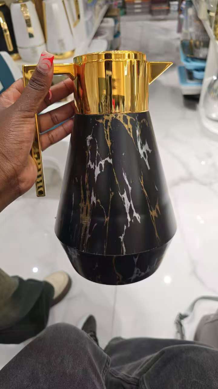 Marble and Gold Unbreakable Flask