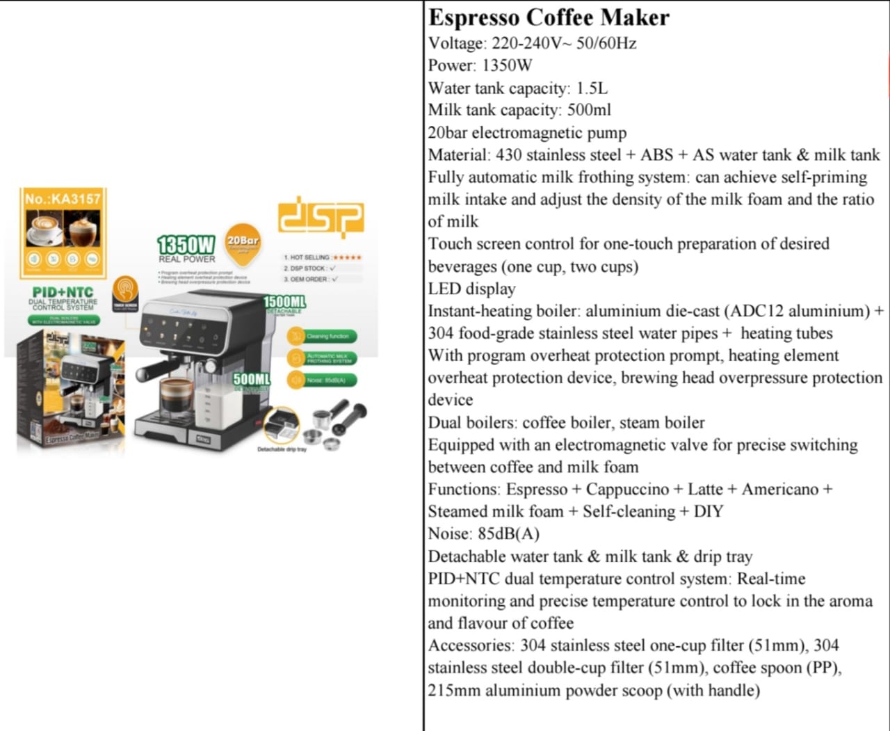 Expresso Coffee Maker