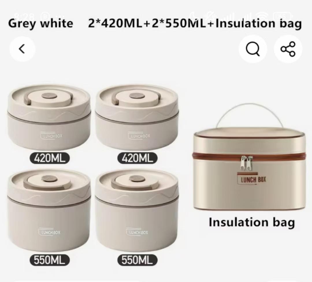 5 In 1 Lunch insulated set Combo