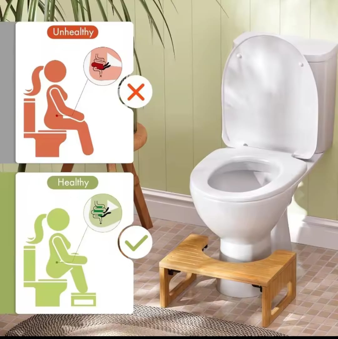 Foldable wooden toilet feet stool/office foot rest/stepped