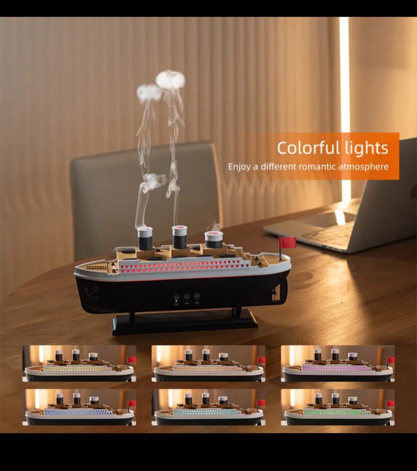 Steamship Design Essential oil Diffuser