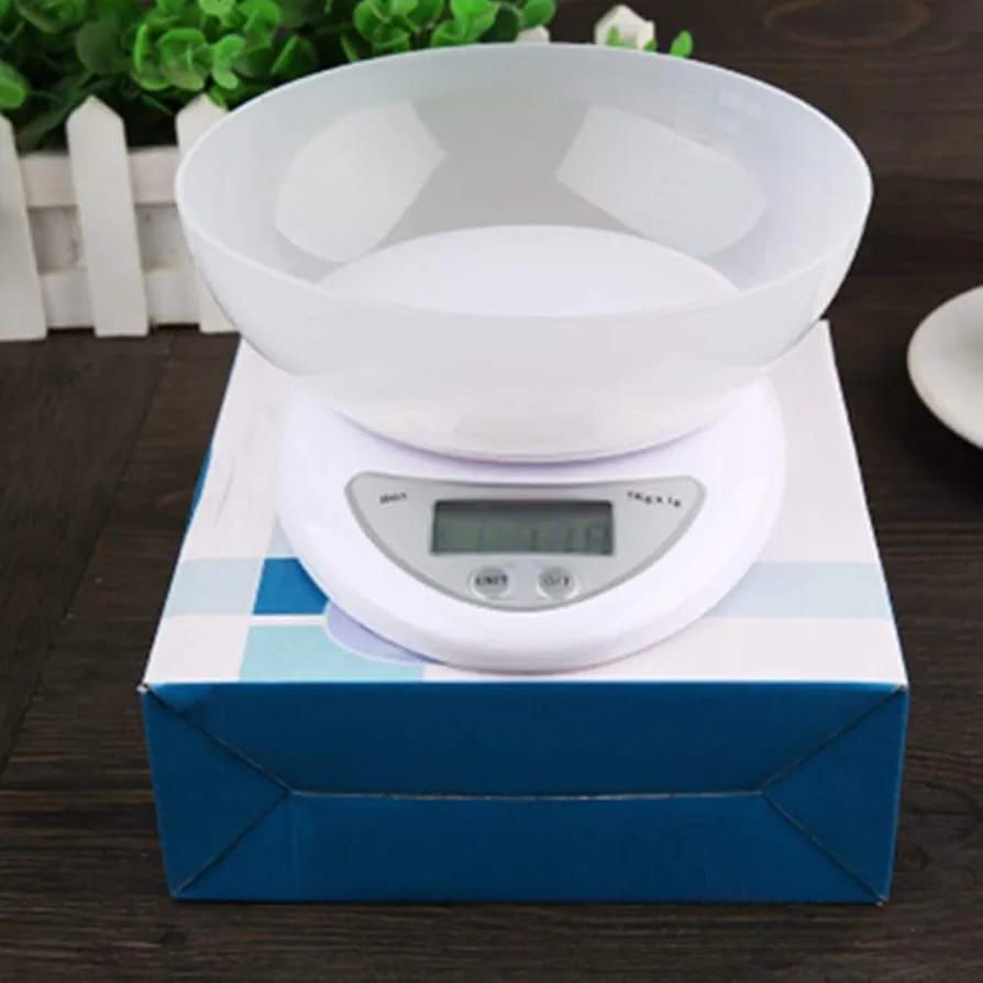 Digital Kitchen weighing Scale with bowl