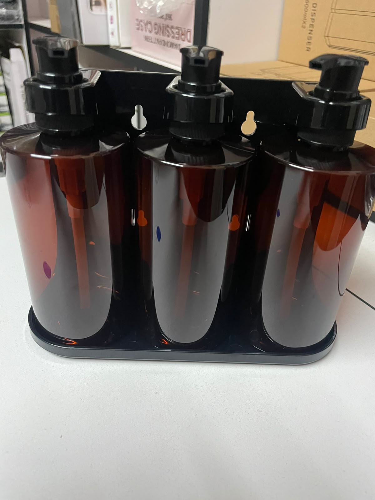 ✅ 3pcs Luxury wall mounted body wash,shampoo,soap dispenser,hand sanitizer set