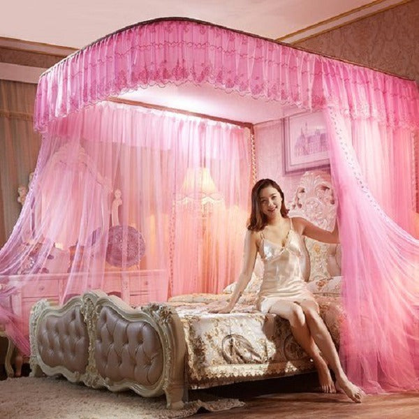 Two Stand Mosquito Net : Sliding Rails