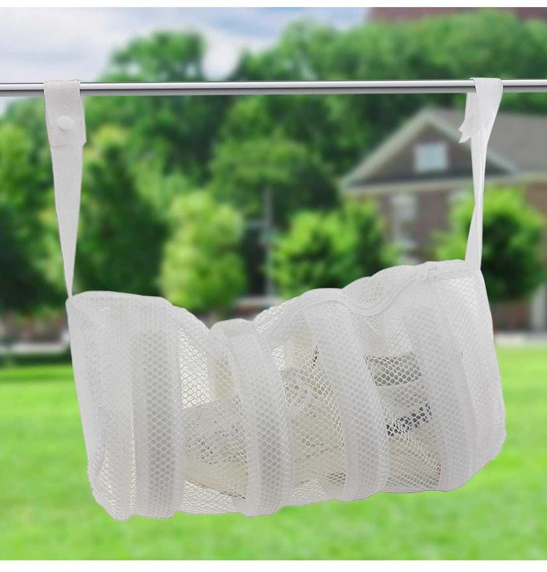 Shoe Washing Machine meshlike Washing Bag, Laundry Mesh Bag for Sneakers, Socks, Bras, Suitable for Travel Storage