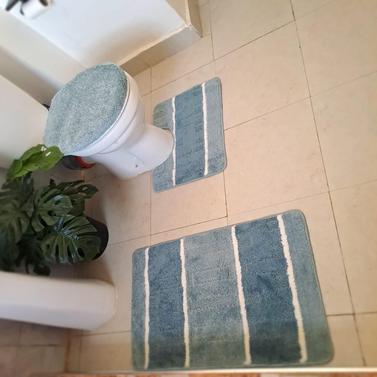 3pc Antislip bathroom mat sets