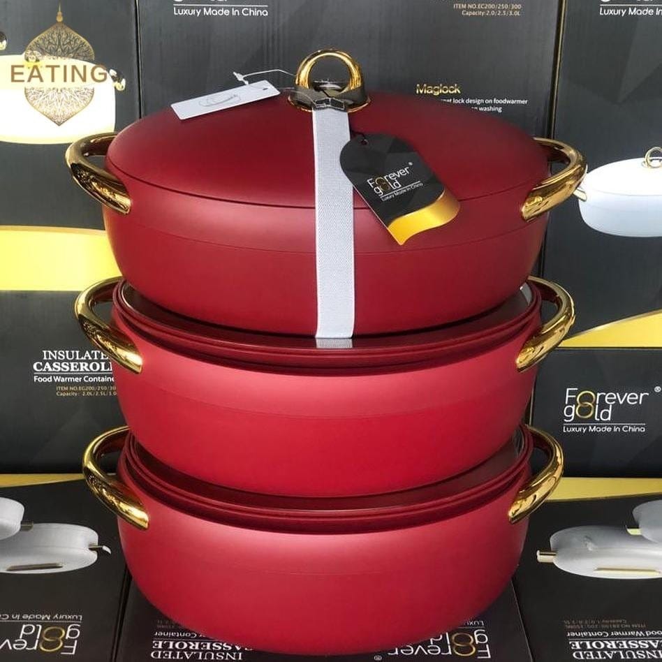 3pcs Arcadian Insulated Hotpot Set