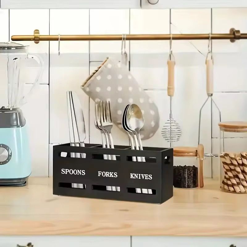Wooden Cutlery Holder