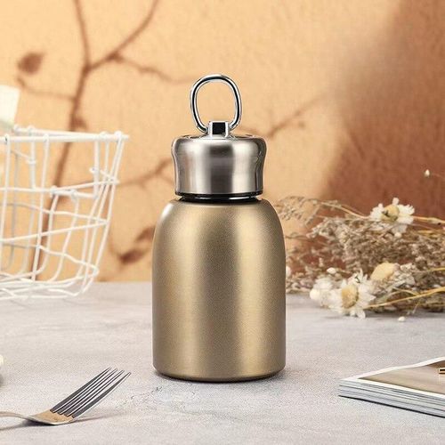Cute 320ml Small Kids insulated leak proof thermal milk pot