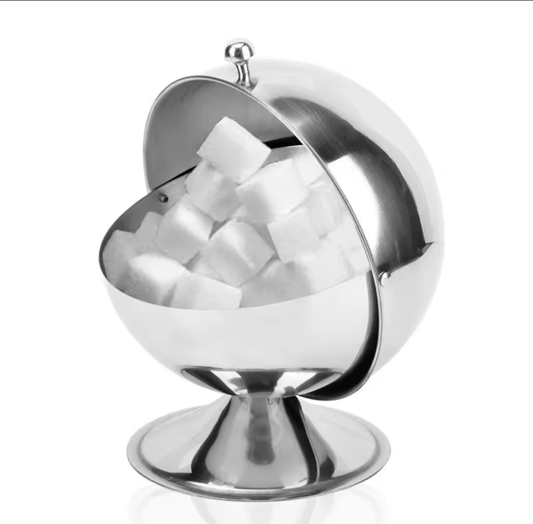 Stainless steel storage jar