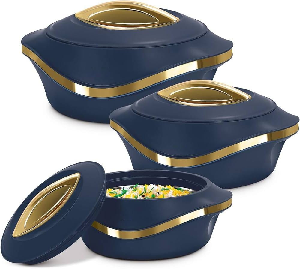 4pcs Pearl Milton Insulated Hotpot Set
