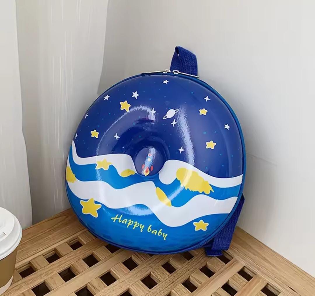 Unique and Whimsical 3D donut Preschool age back pack