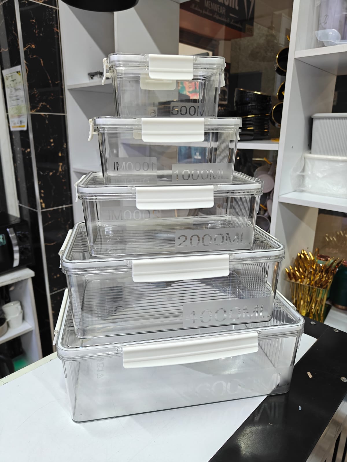 5pcs big capacity storage containers