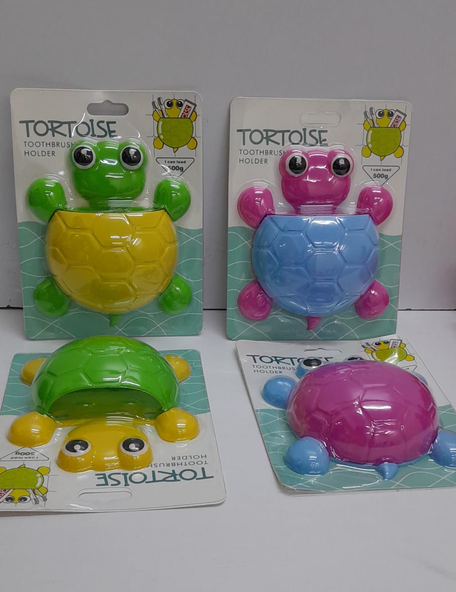 Cute cartoon turtle toothbrush holder