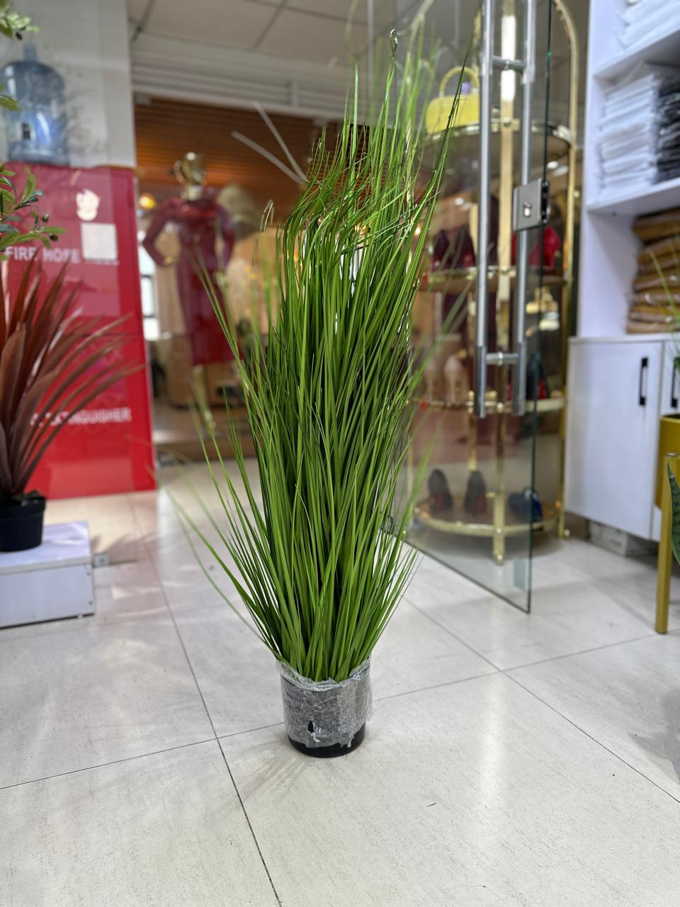 Natural looking green grass