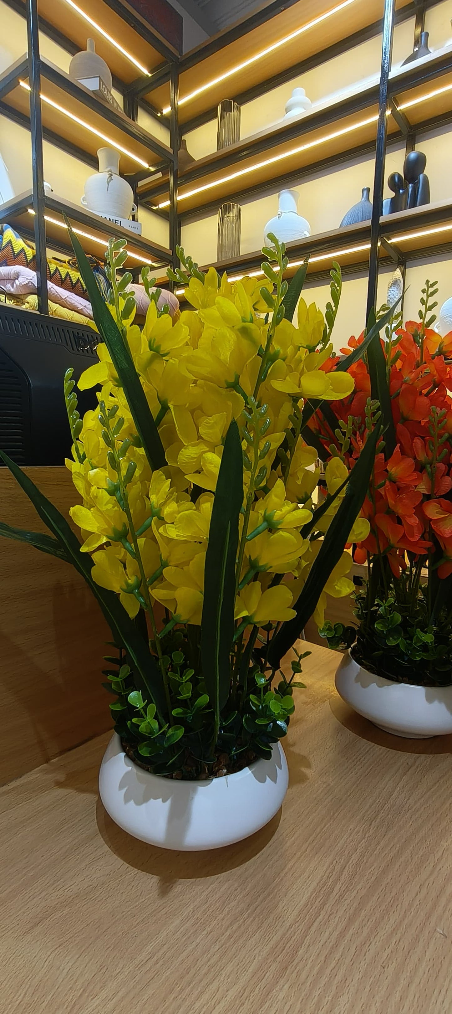 Table Top Big Potted Flowers