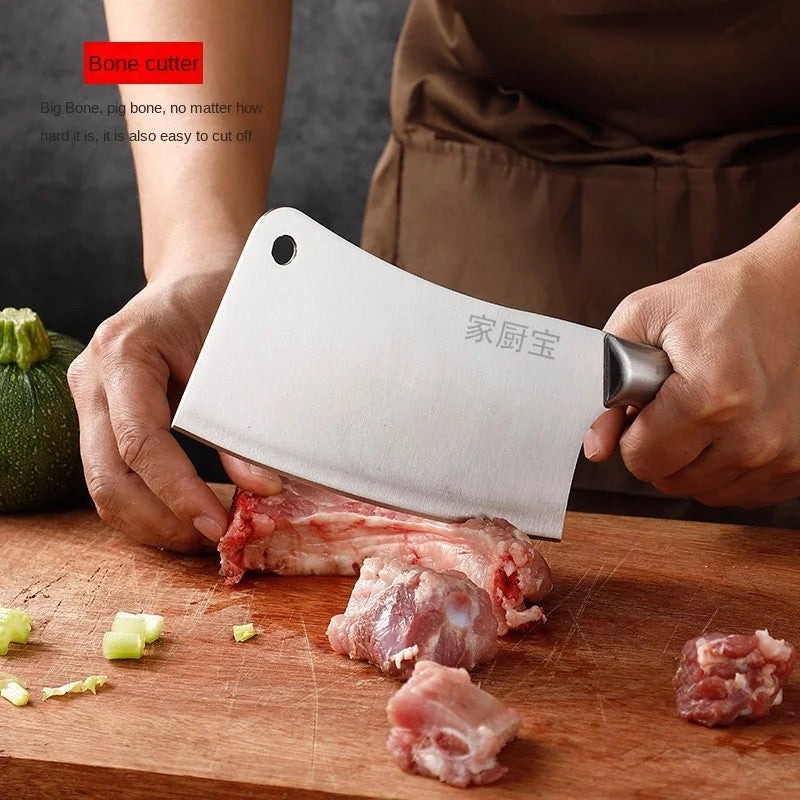 Cleaver Knife, Meat Cleaver, 6.5 inch Kitchen Butcher Knife Stainless meat/bone Steel Knives, High Carbon heavy Cleaver Durable Chef Slicing Chopping Knife Ultra Sharp Blade