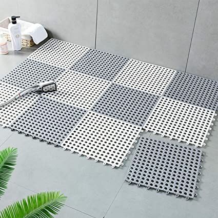 Anti slip bathroom interlocking mats
