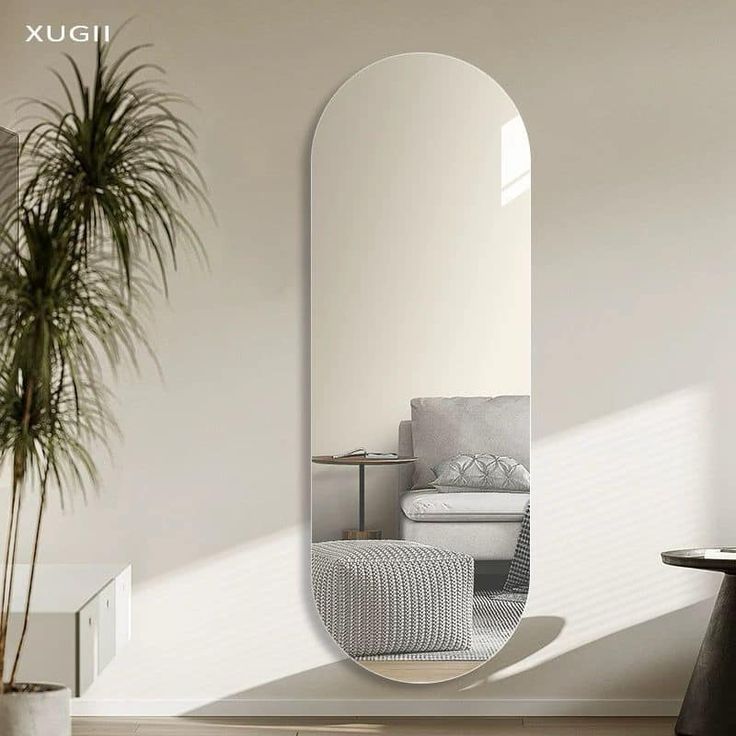 Unbreakable Acrylic Mirror / Self Adhesive Mirrors - Oval