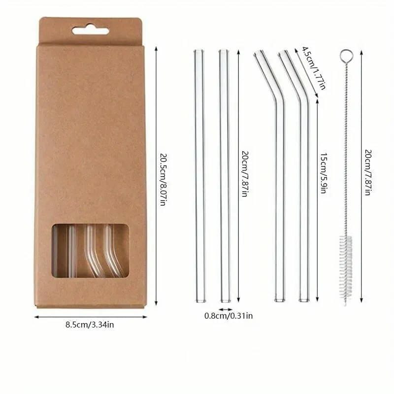 Reusable Glass Straws
