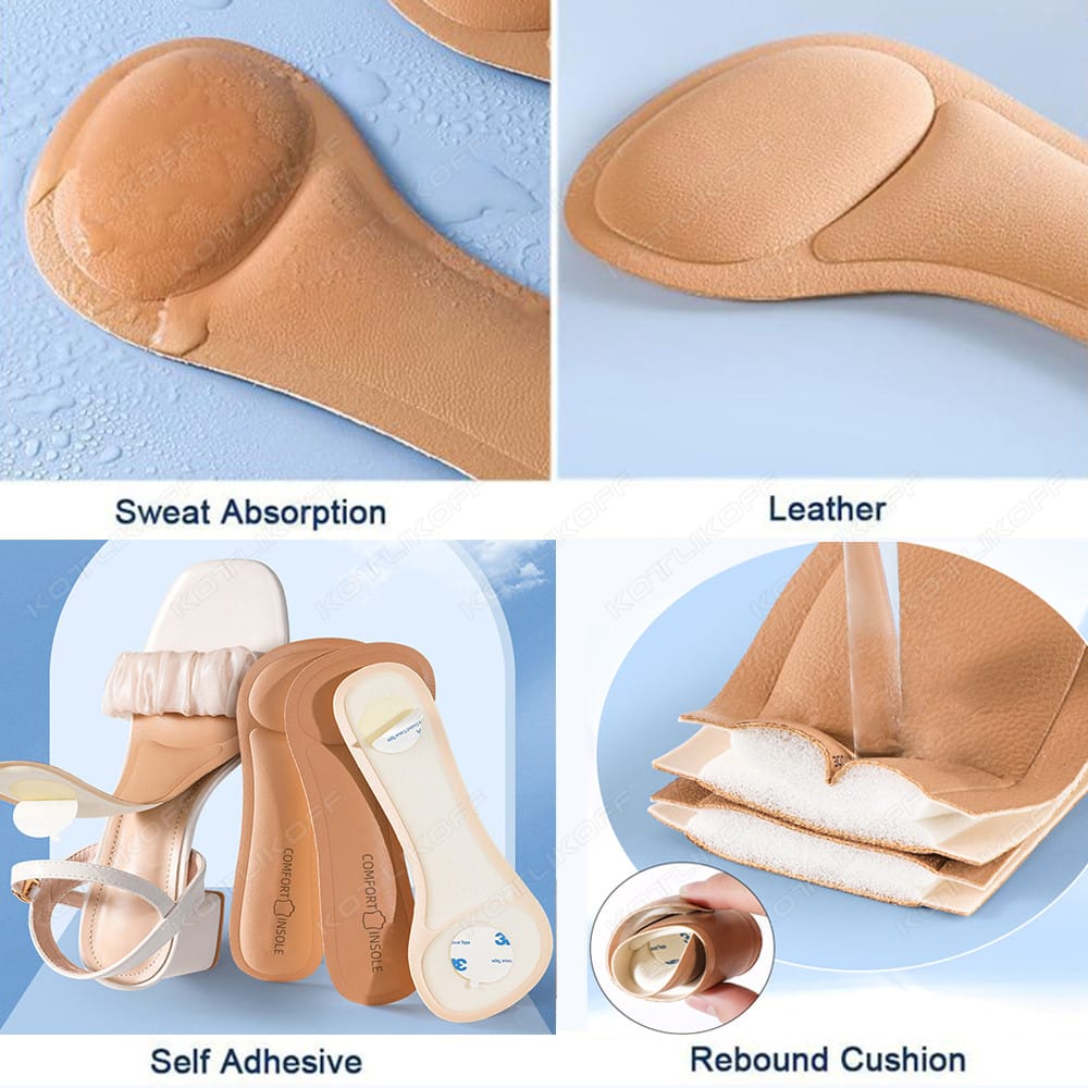 Self-adhesive Women High-heel Insoles