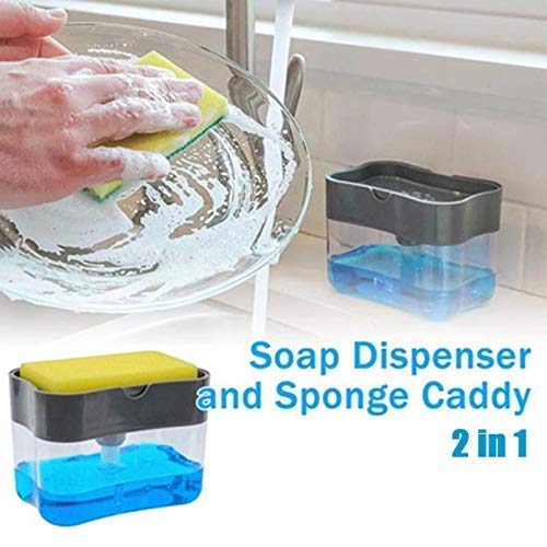 2 in 1 liquid soap pump / dispenser