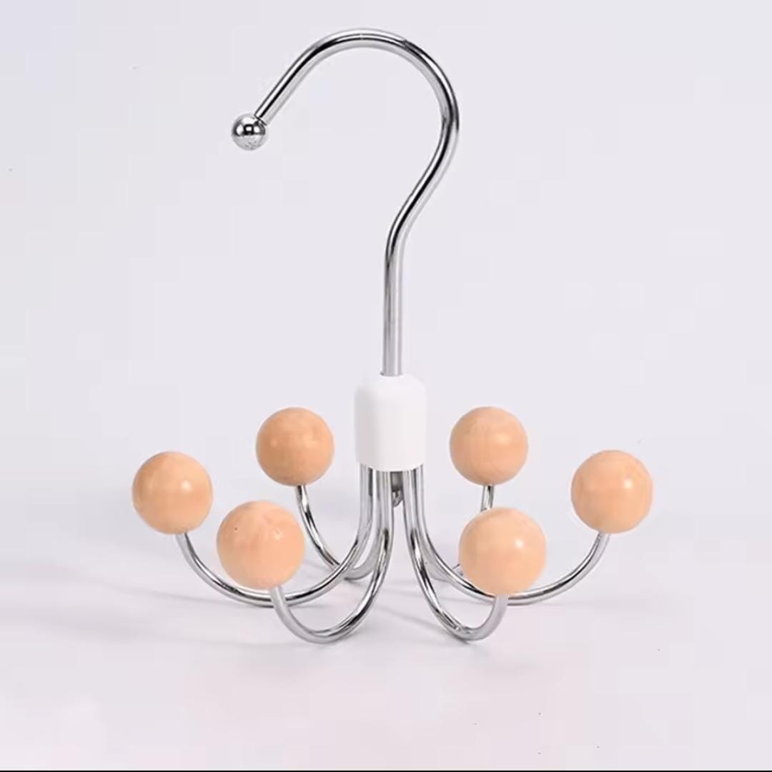 6 hooks rotating hanger