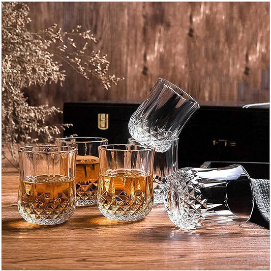 Crystal Clear diamond Glasses
Set / Pack of 6
Designer Glass for Taking and Serving Various Drinks