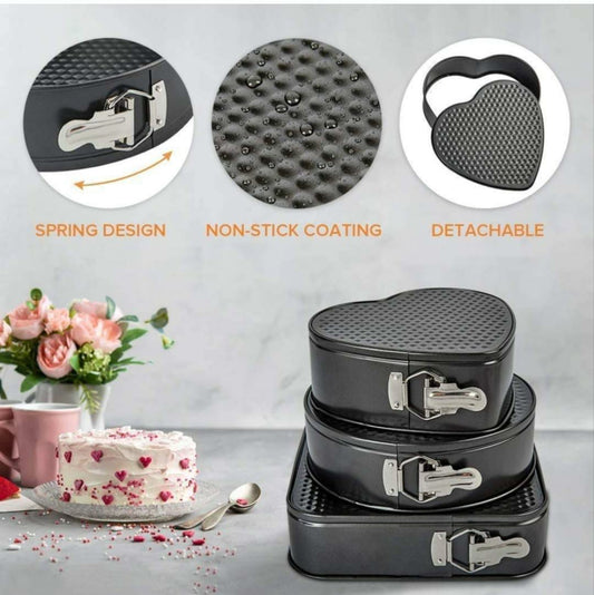 Home baking tins 3pc set