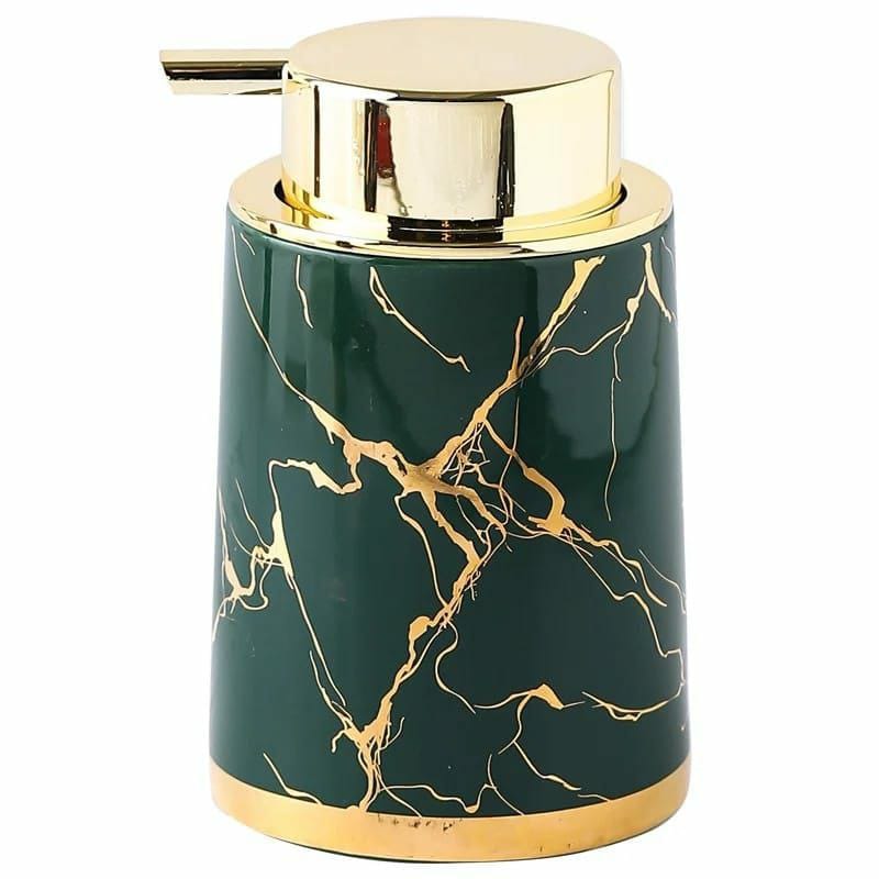 marble print shampoo soap dispenser