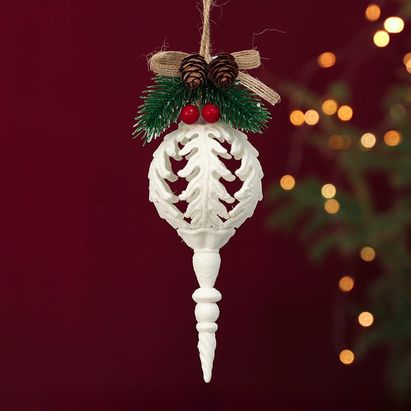 2Pcs Christmas White Conch Pendant White