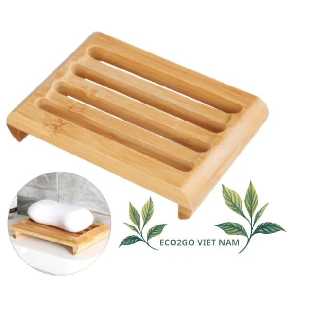 Bamboo soap dish /  soap holder