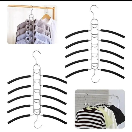 5 in 1 Antislip Clothes hangers 2pcs