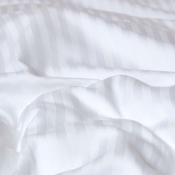 White striped duvet cover sets