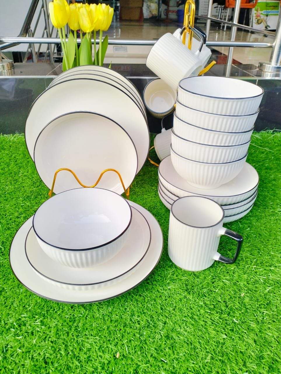 24pcs Concise Dinnerset