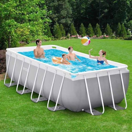 Ultra Xtra Prism Frame Pool Set Rectangular Swimming Pool