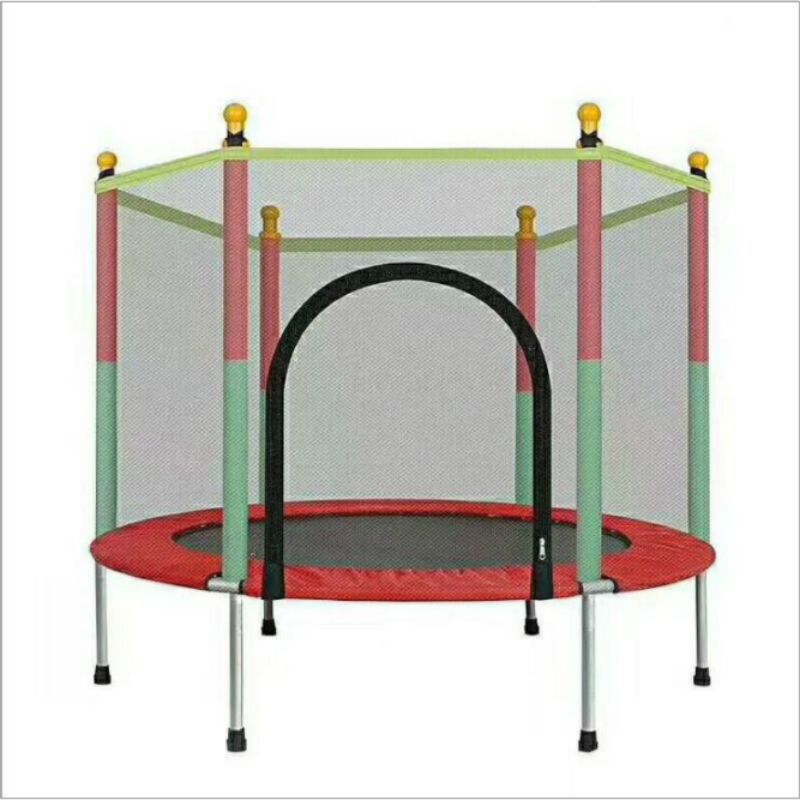 Trampoline with Safety For Indoor And Outdoor with Enclosure Net