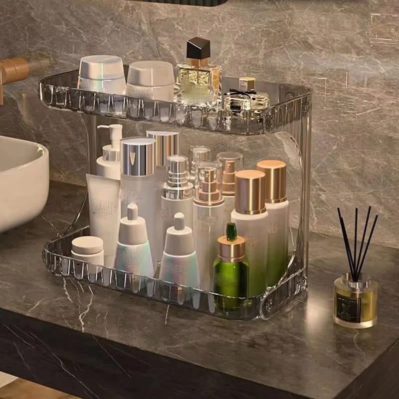 Double layer vanity stand