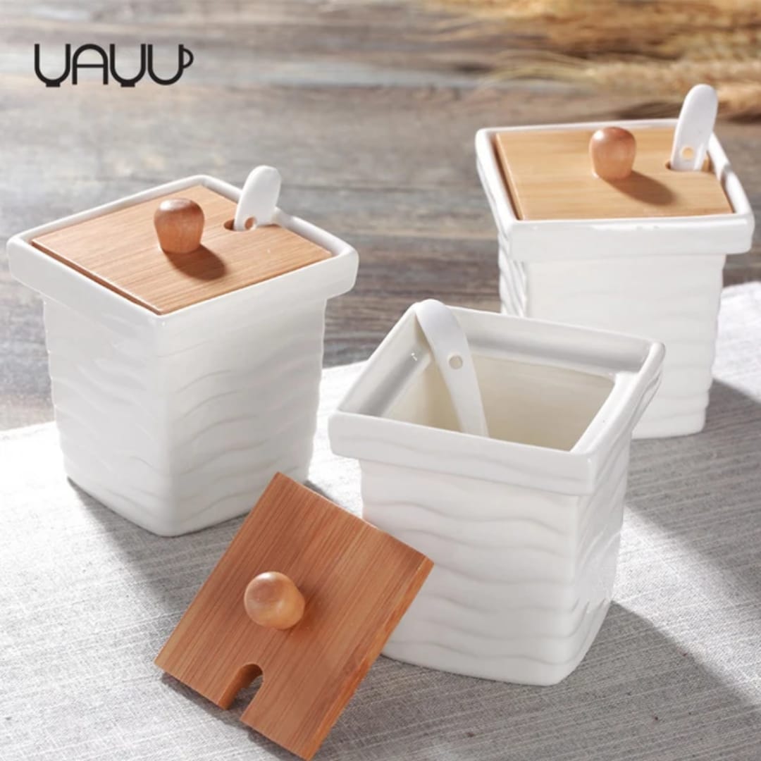 3pcs Ceramic Canister Set